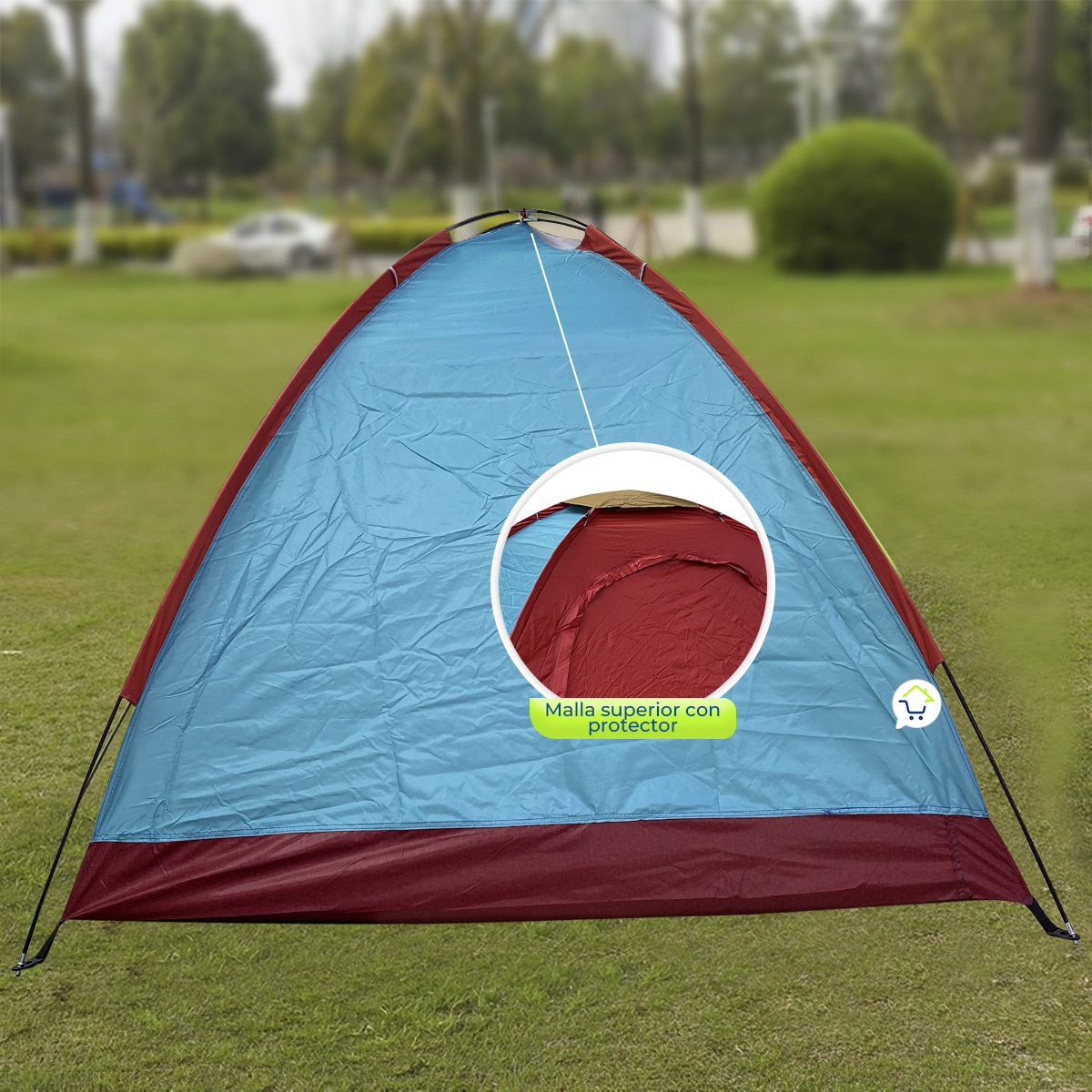Miniatura 4 de Carpa Camping Armable Semi MJ-051